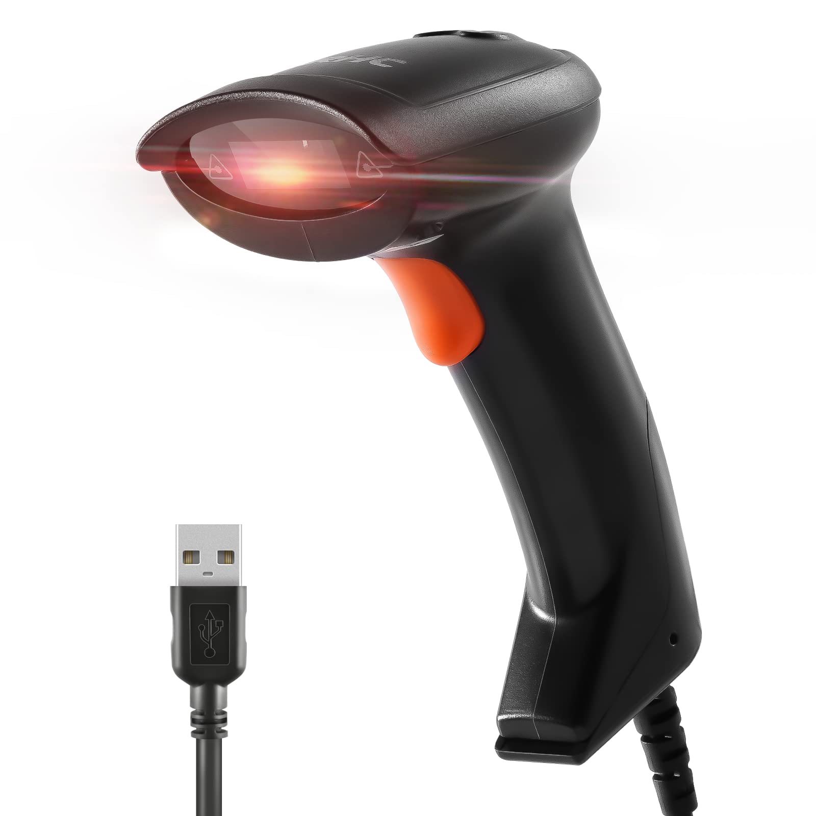 JRHC 2D Wired Code Scanner USB Wired QR Barcode Scanner 1D & 2D Code Compatible Automatic Detection Scan Barcode Editing Japanese Instruction Manual H