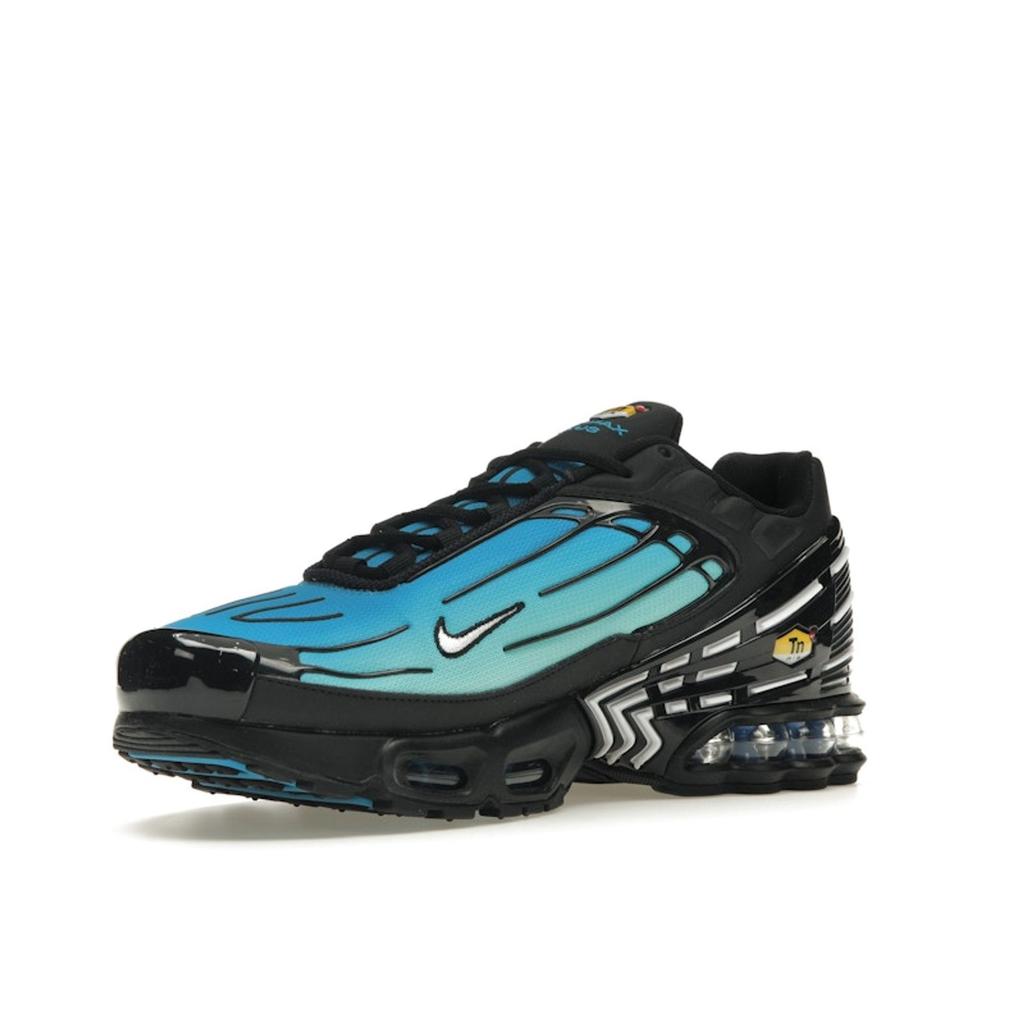 Nike Air Max Plus 3 Black Laser Blue Men Sneakers White FQ2417-001