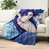 Anime The a-Apothecary d-Diaries J-Jinshi Sama Flannel Warm Soft Plush Blanket for Sofa Living Room Office Bedroom Travel Gift