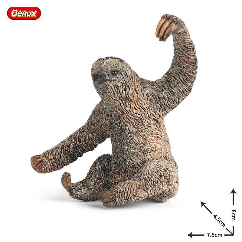 Oenux Lesní divoká zvířata Los Had Zebra Krokodýl Páv Kůň Model Akční figurka Figurky Miniaturní sbírka Dětská hračka