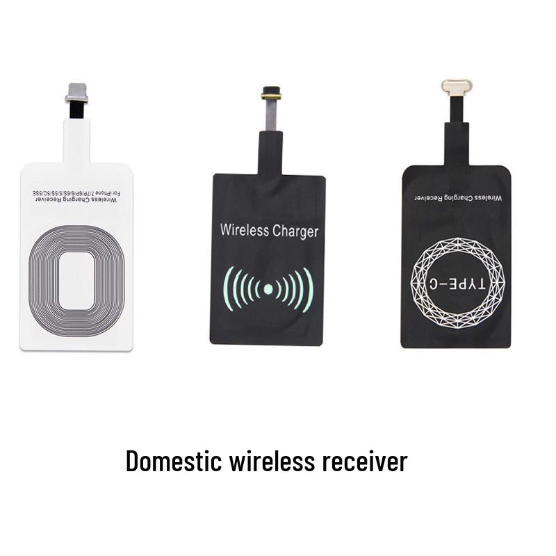 QI Wireless Charging Receiver for Apple, Android, and Type-C Devices