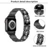 KALEBOL Rhinestone Watch Band for Apple Watch Series 11 10 42mm/9 8 7 41mm/SE3 SE2 SE 6 5 4 40mm/3 2 1 38mm Grid Block Zinc Alloy Strap