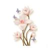 1PC Chinese Style Simple And Elegant Flower Butterfly Stickers For Bathroom,Bathroom, Waterproof  ToiletLid, Toilet Sticker