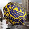 Football Club Emblem Umbrella 8-Frame for Travel, Camping, Casual Lightweight Portable Umbrella, Essential for Every Family Holidays Gift