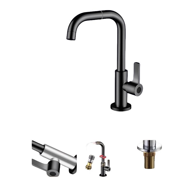 

MIAOQIAO Brass Short Faucet with Aerator 9CM Short