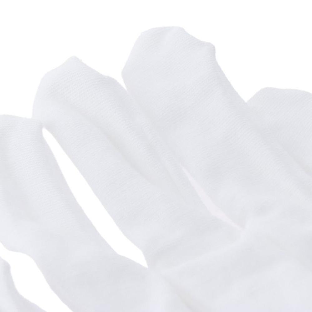 3 Pairs White Moisturizing Gloves Pure Cotton Costume Gloves Work Gloves  Cleanliness and Hygiene