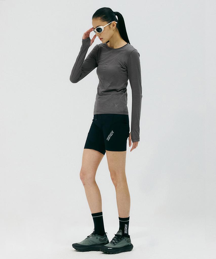 Collect Graphic Long Sleeve Women'S (Dark Gray)