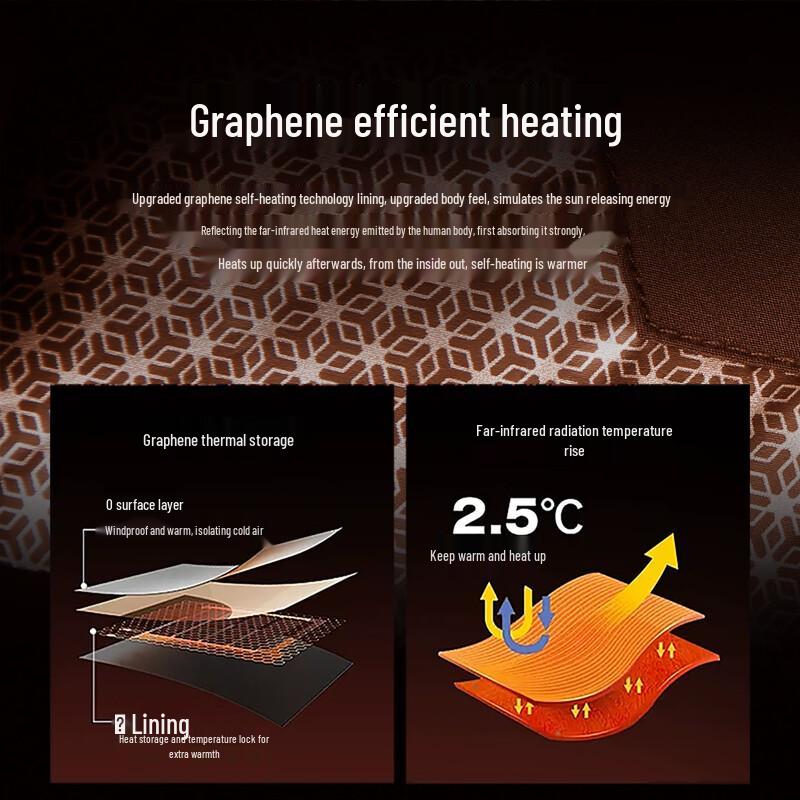 Men's Graphene Insulated Stand Collar Jacket