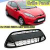 New Front Bumper Grill Lower Grille for Ford Fiesta Mk7 2008-2012 Bumper Grille ABS Chrome Racing Centre Grille Cars Spare Parts