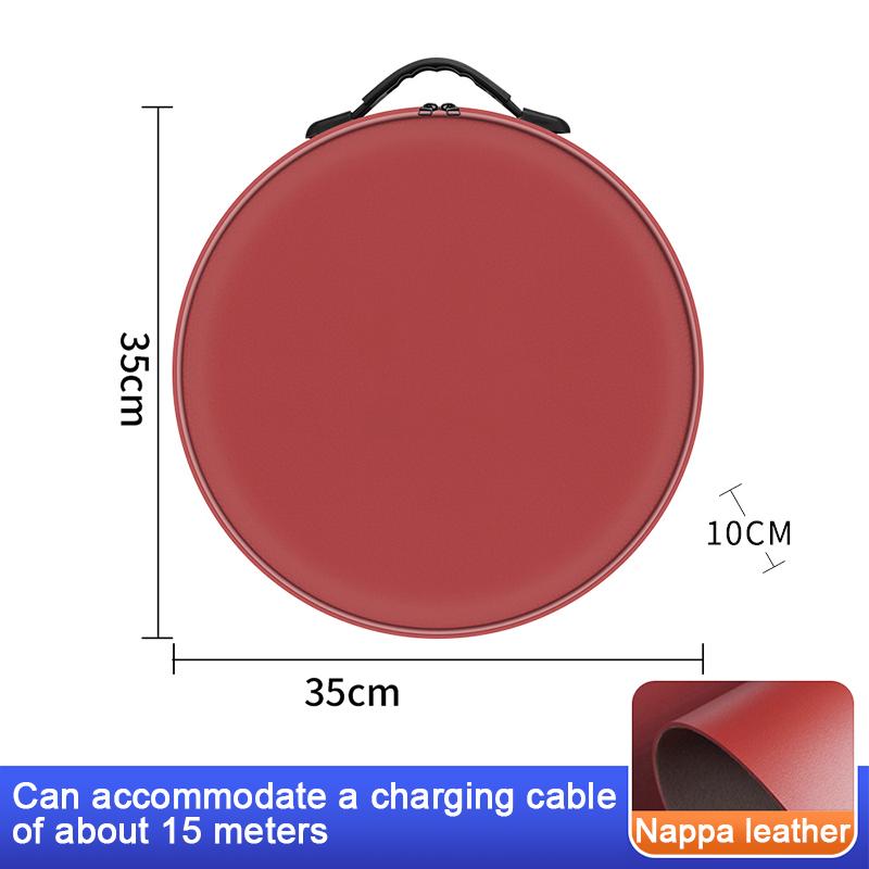 Portable EV Car Charging Cable Storage Box For BAIC BEIJING X55 EU5 PLUS EU7 BJ40 BJ60 Electric Vehicle Charger Cables Carry Bag