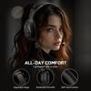 EKSA 2.4GHz Wireless Gaming Headset with Noise Canceling Microphone for PS5, PC, PS4 Bluetooth Gaming Headphones with USB & Type-C Connector, 52Hrs