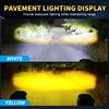 Super Bright 3 Inch Dual Color LED Spotlights 200W Fog Lamp Headlight Accessory For Motorcycle Truck Car SUV ATV 30000LM 24V 12V