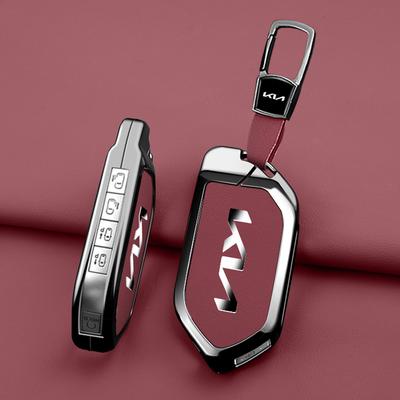 Zinc Alloy Car Key Case Cover Shell Holder For 2024 Picanto Sorento MQ4 Carnival KA4 Morning K5 Carens Protector Accessories
