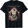IT Pennywise Gruseliges Porträt Horrorfilm T-Shirt