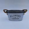 4pcs Stylish Iron Planter Pots with Letter Handmade Decorative Flower Bucket Floral Arrangement Containers for Home