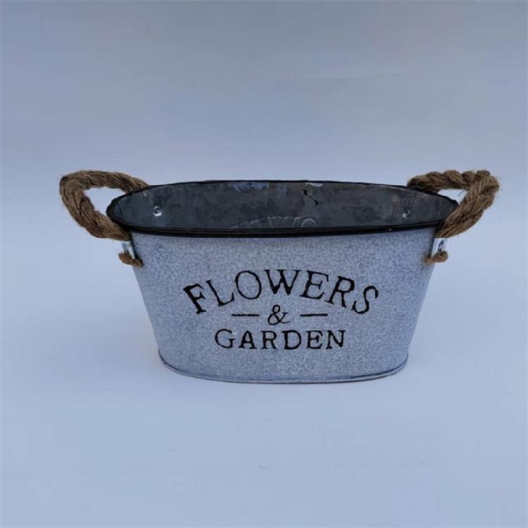 4pcs Stylish Iron Planter Pots with Letter Handmade Decorative Flower Bucket Floral Arrangement Containers for Home