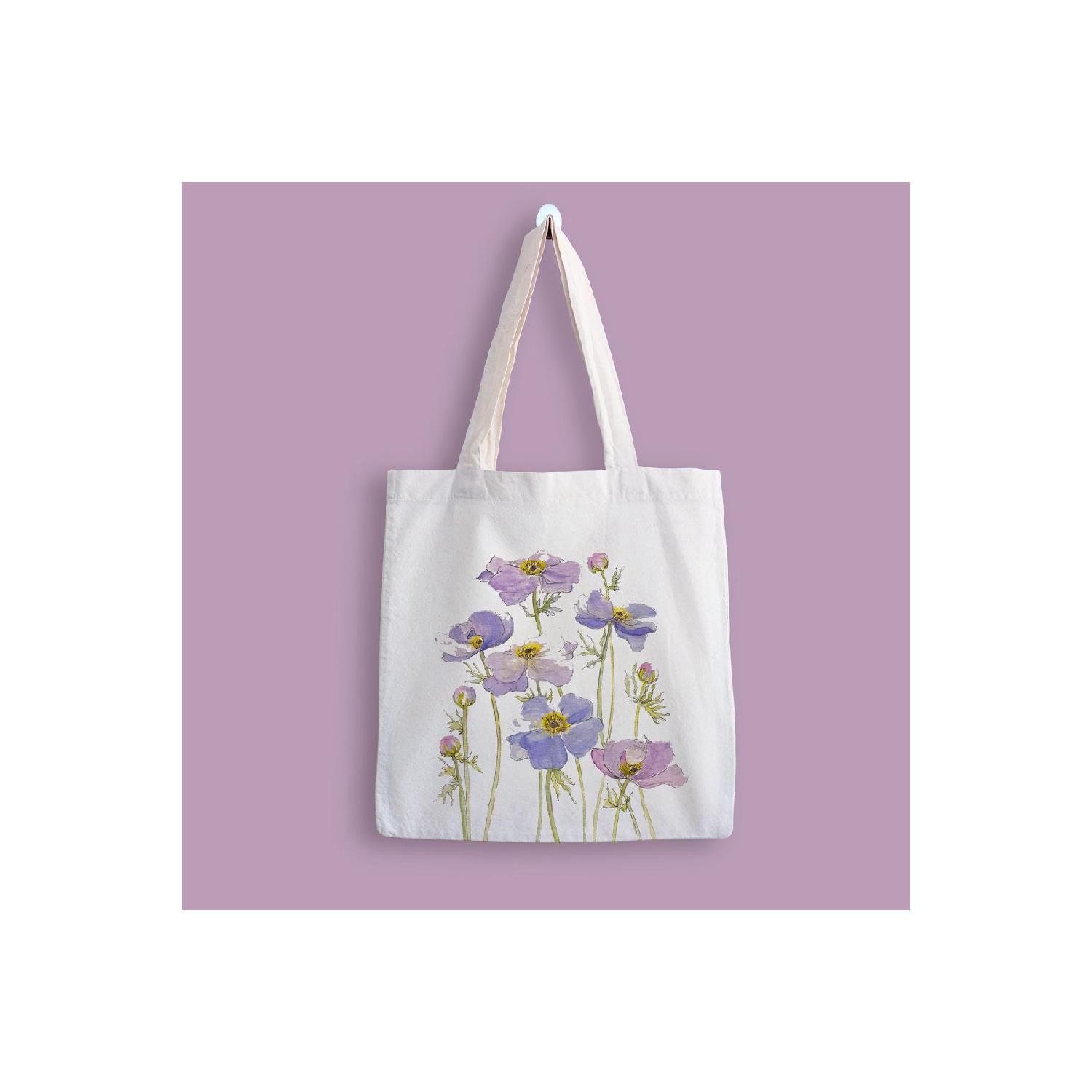 

Flower 7 Printed Cloth Bag 35 x 40 бежевый