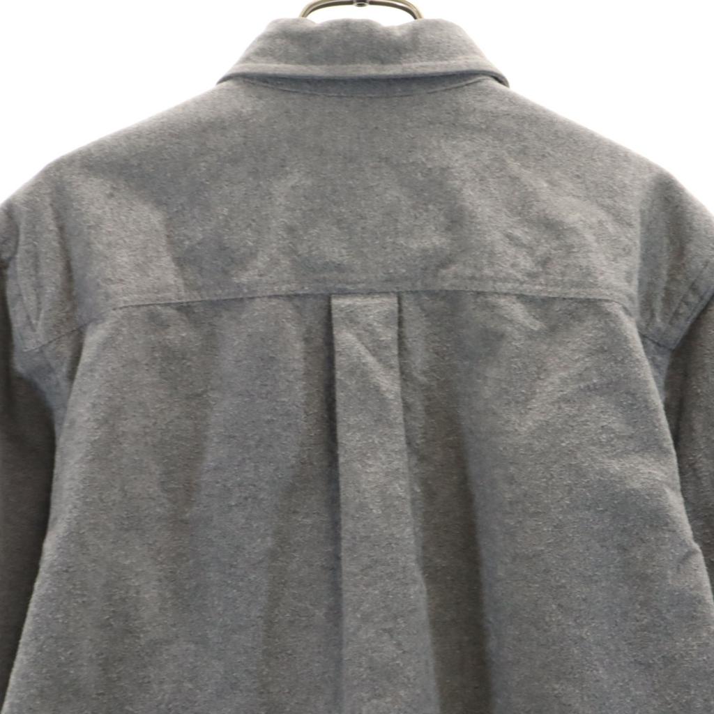 L.L.Bean 90s Old Long sleeve shirt M gray Outdoors Women Used