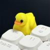 Nyhet Harts Keycap Stressavlastning Gul Anka Keycap för Mekaniskt Tangentbord Kreativ 3D Keycap