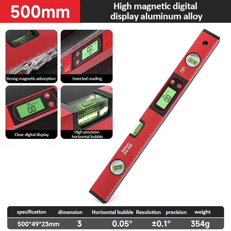 Electronic Level Electronic Ruler Digital Protractor Strong Magnetic Magnetic Level For Home Renovation Carpentry Woodworking