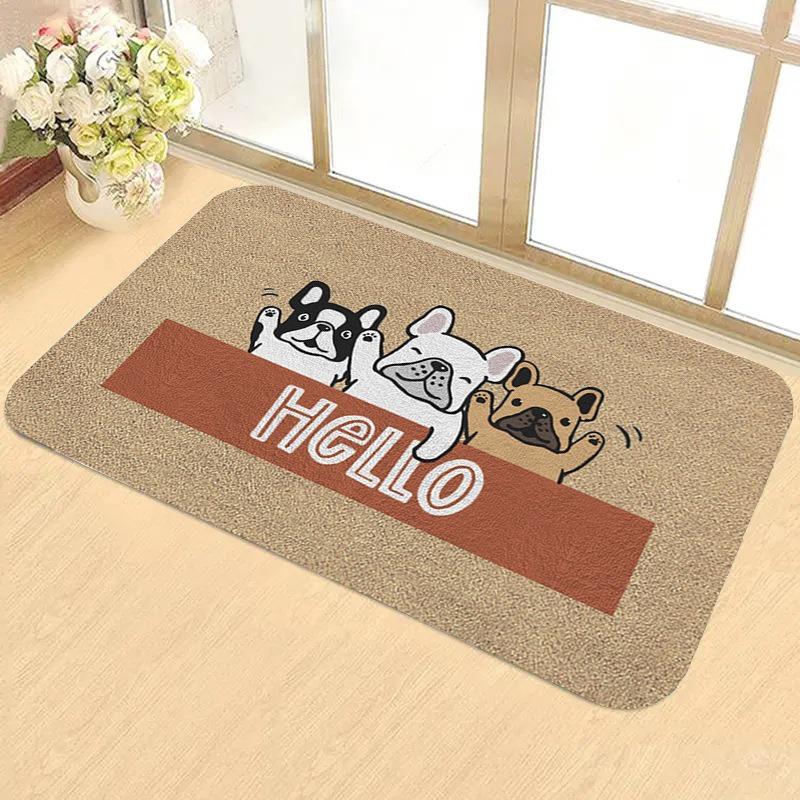 Printed Rug Doormat for Bedrooms Front Door Non-slip Stain-resistant Suitable for Various Home Settings
