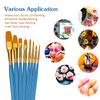 50/10 Pcs Artist Brush Set DIY Acrylic Oil Painting Watercolor Painting Gouache Painting Face Painting Art Brush Supplies