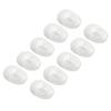 10pcs 3D Microblading Practice Face Model Soft Silicone Tattoo Practice Skin Head White