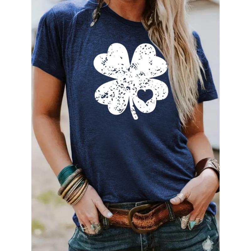 Summer Round-neck Pullover Short-sleeved Women's T-shirt