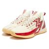 361 BIG3 4.0 PRO Cushioning Slip Resistant Abrasion Resistant Low Top Basketball Shoes Men's Feather White Gym Red 672411102F-2