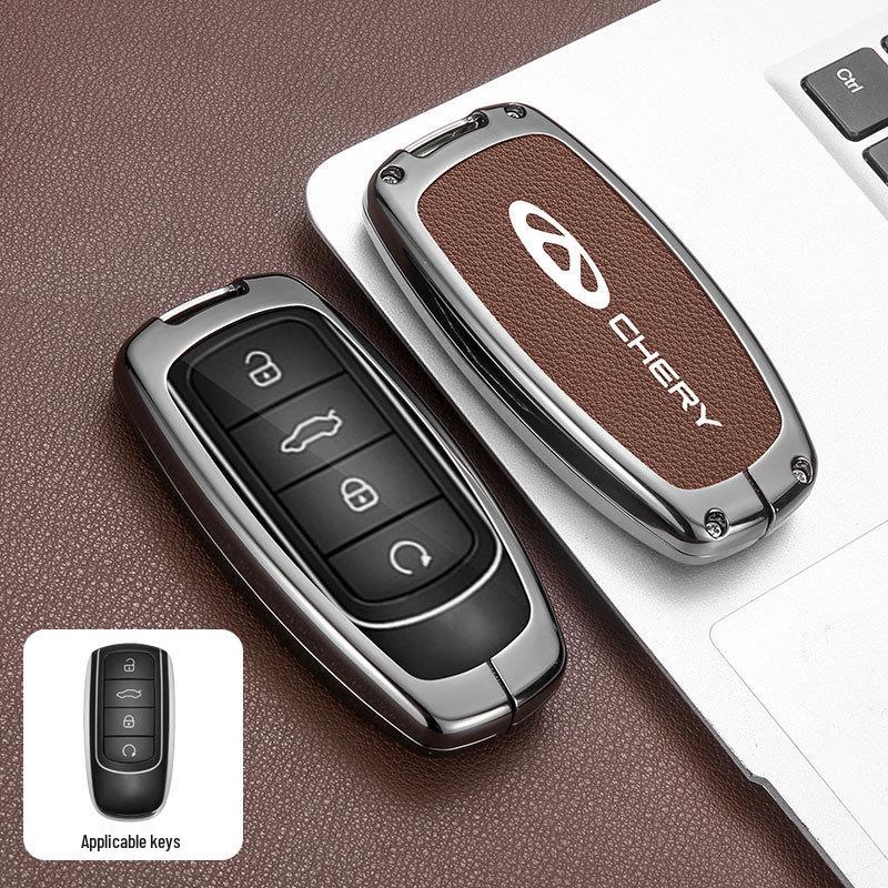 Men's Luxury Smart Key Case for Chery Tiggo 8pro/8plus/9 Arrizo