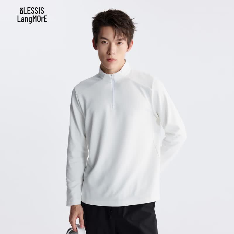 LILANZ Men s Mulberry Silk Blend Long Sleeve T-Shirt 185/100A