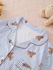 Grensoverschrijdende Nieuwe Stijl Pyjama Set met Lange Mouwen - Comfortabel, Ademend, Casual Kleding met Reverskraag, Geschikt voor Buiten of Thuis