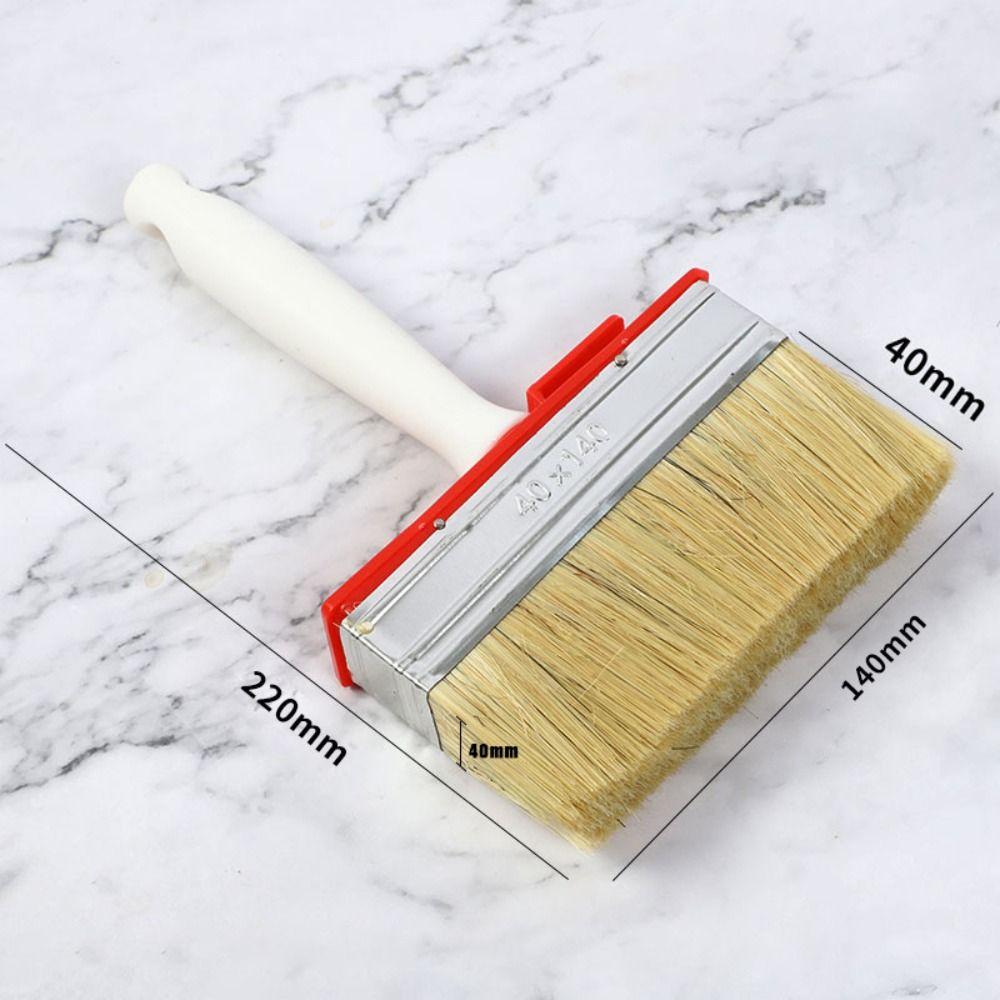 Plastic Handle Paint Brush Rivet Reinforcement Wall Brushing Tools  Ash Removal