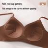 Women's Seamless Brushed Fabric Underwear: Autumn/Winter Style, Wire-Free, Small To Large Chest Support
