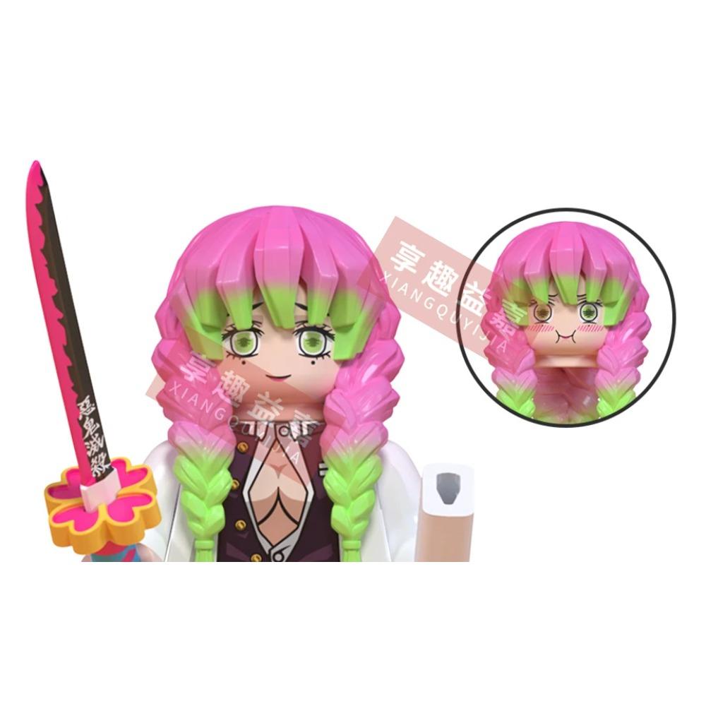 WM Blocks 6116 6137 6138 Demon Slayer Tanjirou Nezuko Inosuke Zenitsu Giyuu Rengoku Uzui Tengen Anime Bricks Building Blocks