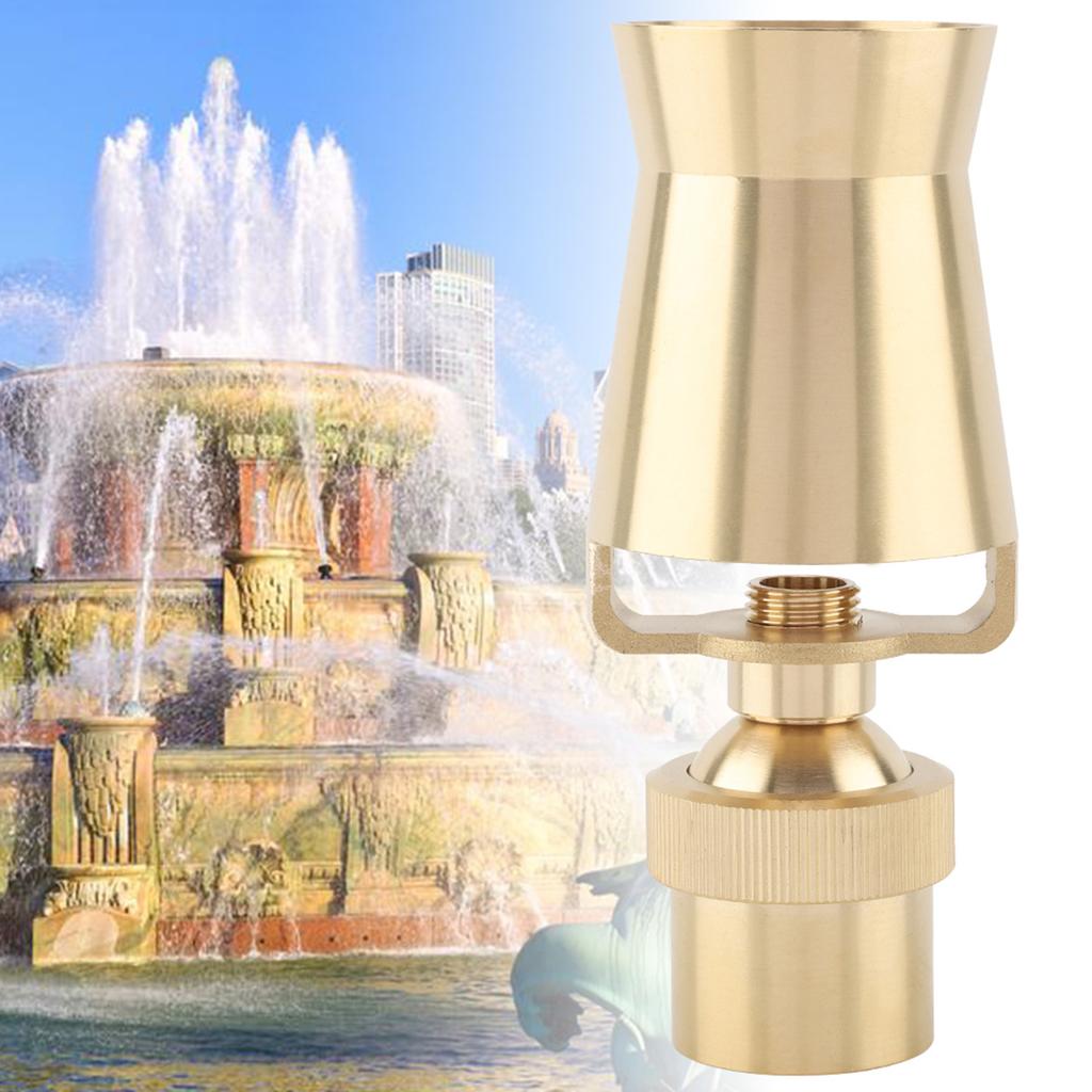 Brass Ice Tower Cascade Cedar Water Fountain Nozzle Spray Pond Sprinkler Head (1Celsius2  3Celsius4  :