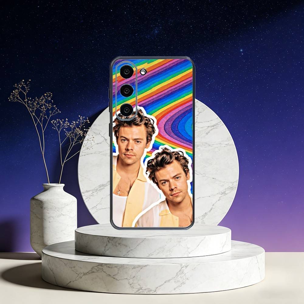 Singer Harry Styles Phone Case For Samsung Galaxy A73,A72,A71,A70,A53,A52,A51,Others Soft Black Cover