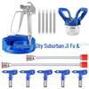 High-Pressure Airless Sprayer Kit: Nozzle, Duckbill Seat, Pipe, Spray Gun Filter, Extension Rod.