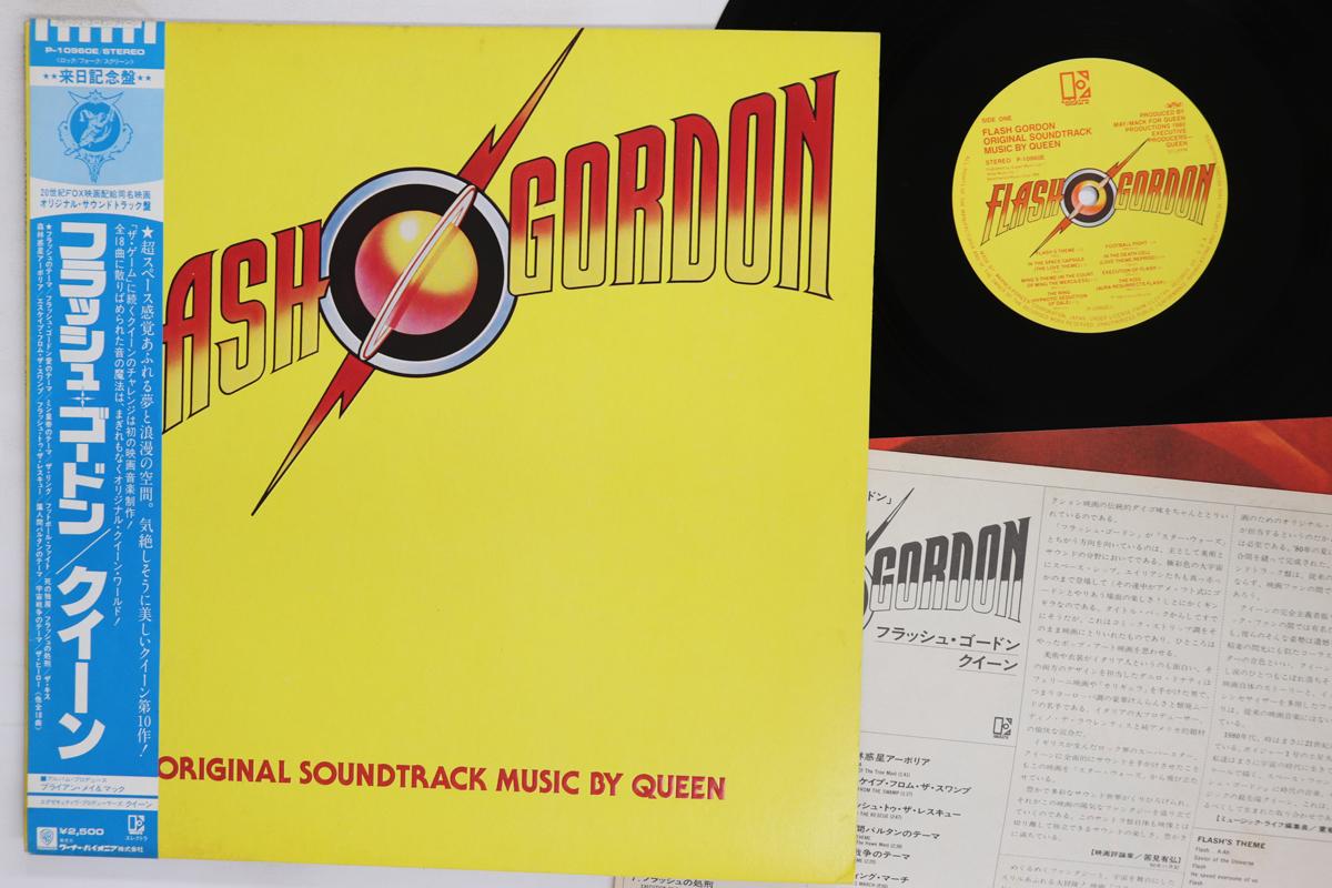 LP Пластинка QUEEN Flash Gordon P10960E ELEKTRA 1980 Япония Оби Рок Б/У