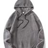 Automne Hiver Pull à Capuche Ample pour Homme Décontracté Polaire Corail Chaud Pull Veste Évacuation de l'Humidité Coupe Confortable Doux pour la Peau Respirant Hauts