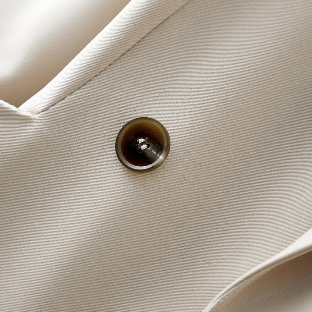 Chic Vertical Striped Blazer with Spring Contrast Cuffs, Elegant Suit Coat In Small Fresh Style