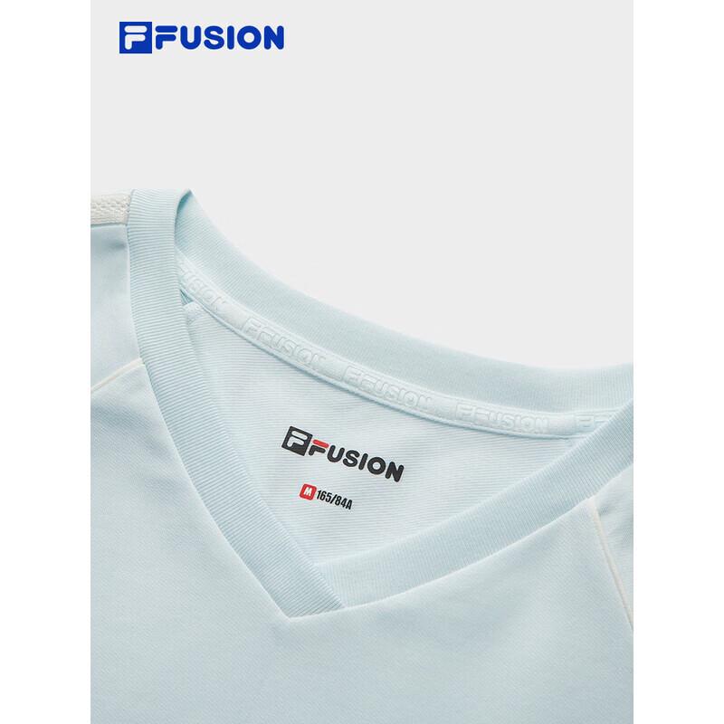 Fila FUSION Women's Slim Fit V-Neck Knitted T-Shirt
