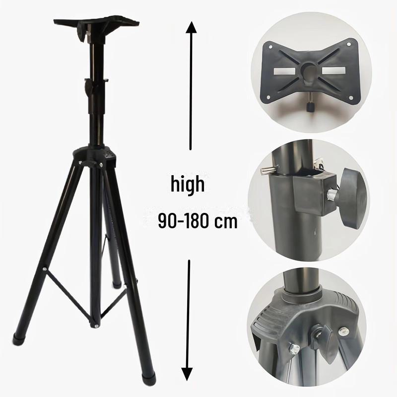 Kompaktes Teleskopstativ für Lautsprecher und Projektoren