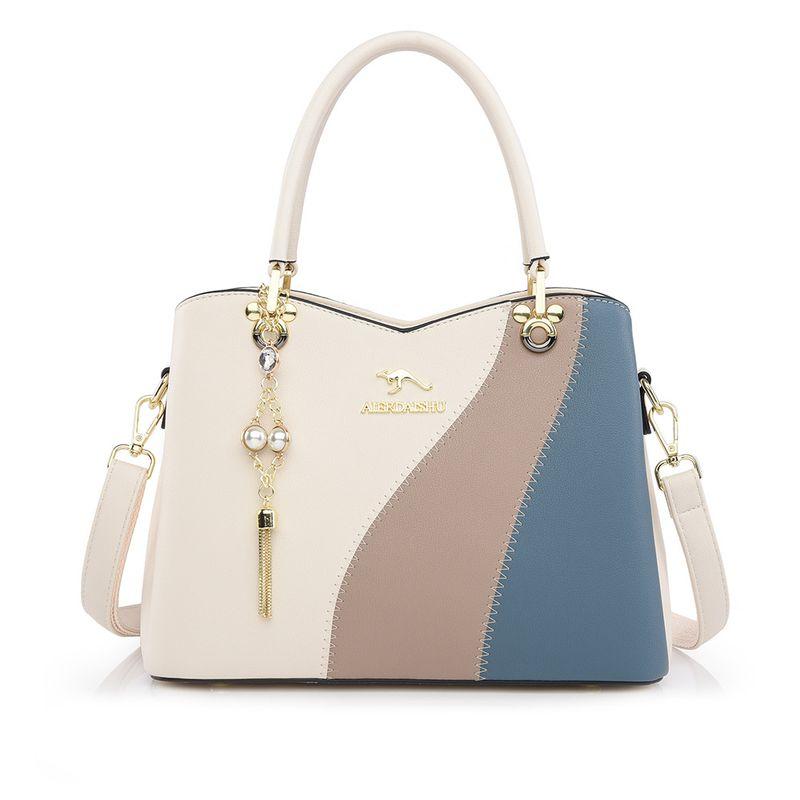 

Сумка женская из натуральной кожи бренда Kangaroo 2025 Новое поступление Элегантная сумка для мамы среднего возраста Модная сумочка Сумка-мессенджер Sky Blue