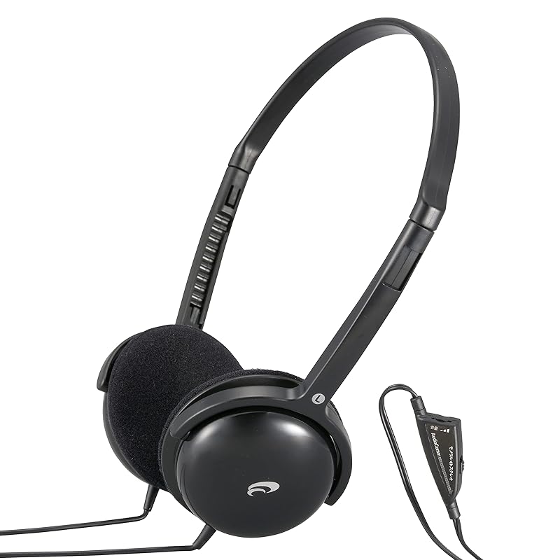 

Ohm (OHM) Electric machine AudioComm headphones for tv HP-H355N 03-2807 black