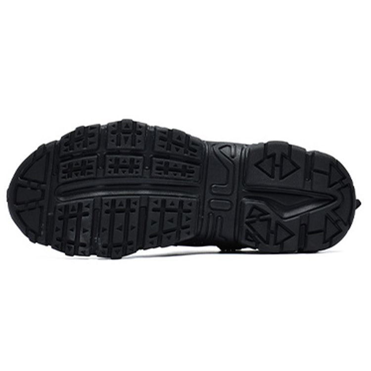 FILA Cat Paw 2.0 Sports Fashion Comfortable Fabric Synthetic Leather Low-Top Casual Running Shoes Eighth Generation Women sneaker Black F12W134108FBK