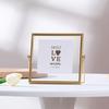 Golden or Black Metal Photo Frames, Modern Minimalist Desktop Decor, Suitable for Home, Office, and Warehouse
