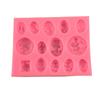 Relief Porträt Fondantform Kekseform DIY Cartoon Pressbackform Geburtstagskeks Werkzeuge Kuchen Dekoration Werkzeuge