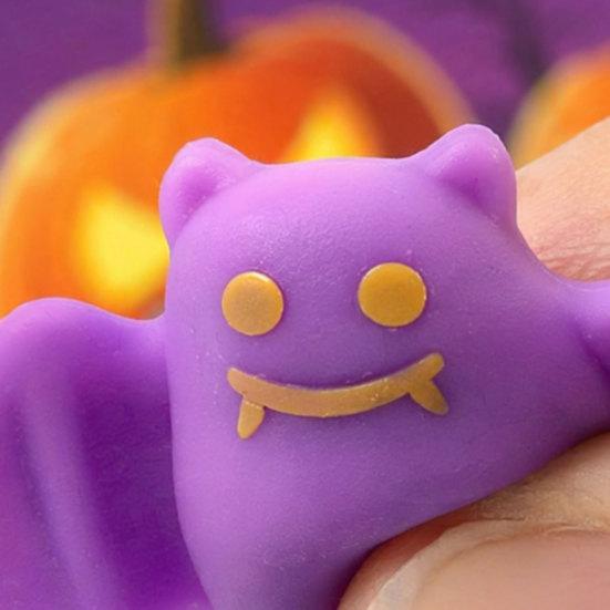 Huaqianguhh Halloween Advent Calendar, 24 Days Countdown Calendar with Pcs Slow Rising Squeeze Toys, Scary Collectible Dolls Gifts for Kids,