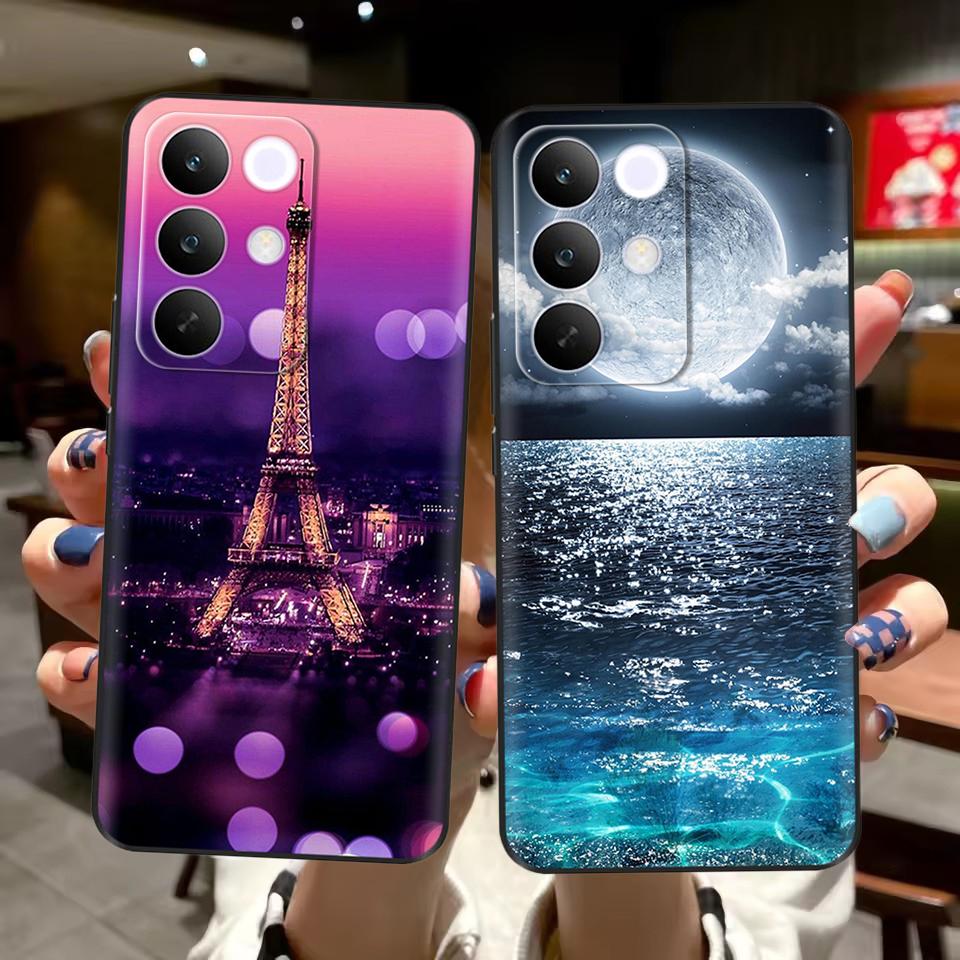 For OPPO Realme C85 5G Case Flower Soft Matte Silicone Back Cover For Realme 15x RealmeC85 C 85 4G 5G Full Phone Shell Fundas